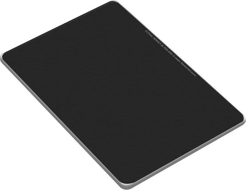 FocusFoto FOTGA Nano 4x5.65 ND64 Neutral Density Filter, Optical Glass ND1.8 (6 Stops) Multi-Layer Coatings MC Cinema Square ND Filter for 4x5.65Inch Matte Box Filter Trays Holder Filmmaking Video Making - Image 3